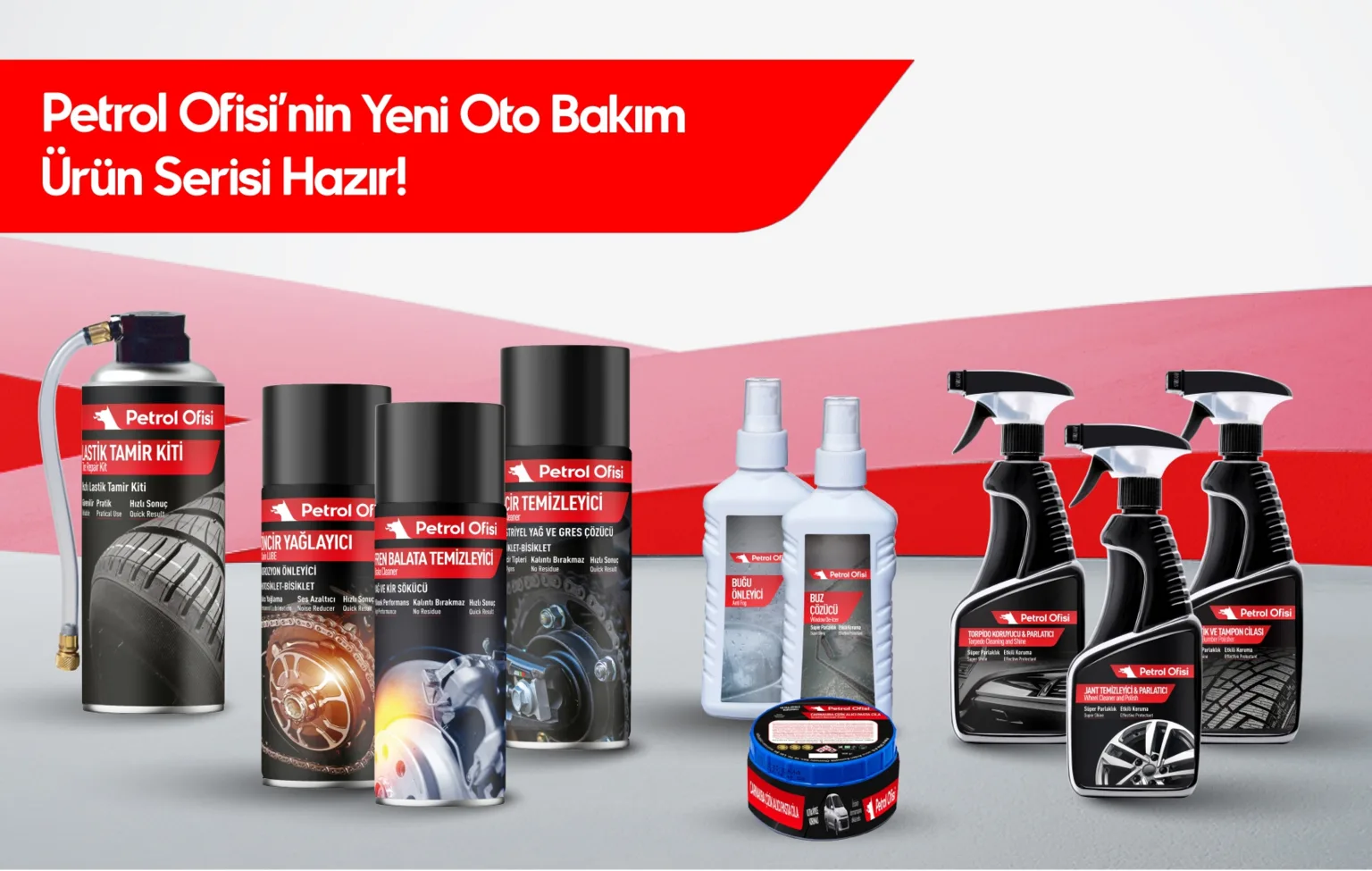 Petrol Ofisi Oto Bakım Ürünleri